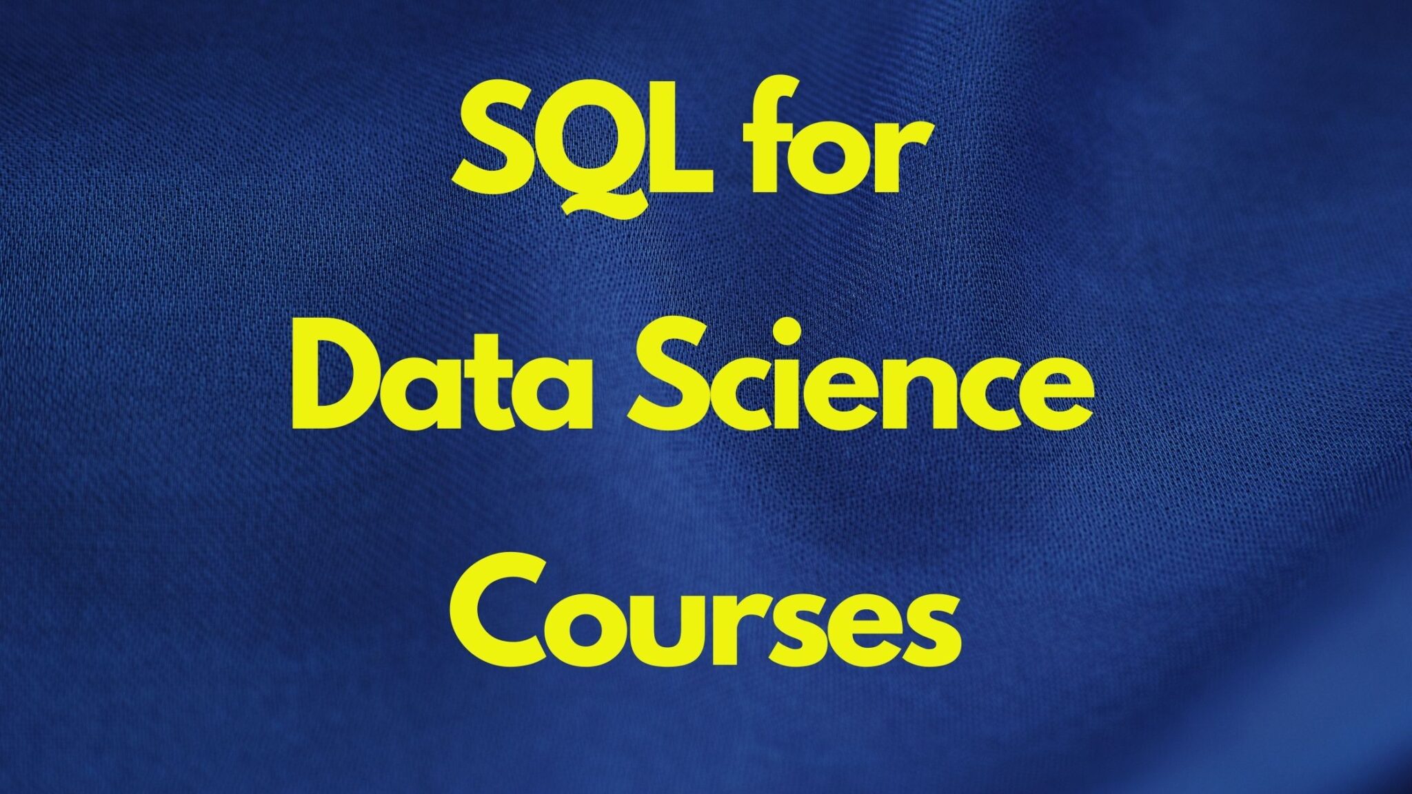 12 Best SQL Online Course Certificate Programs for Data Science in 2024