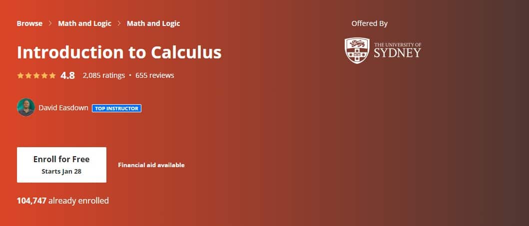 calculus 1 online course free