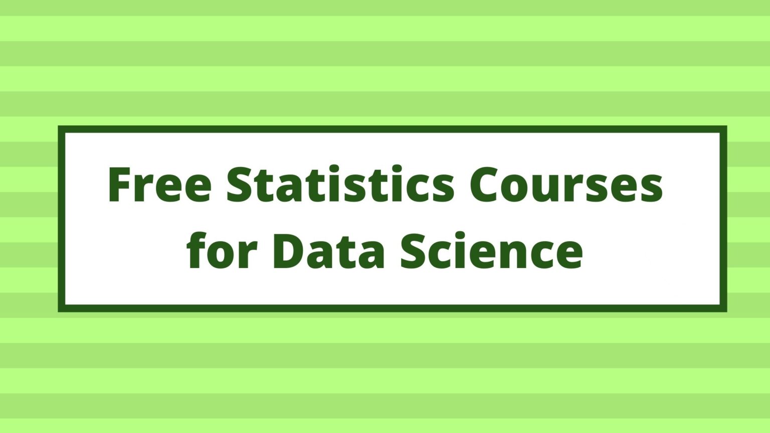 statistics courses for phd students
