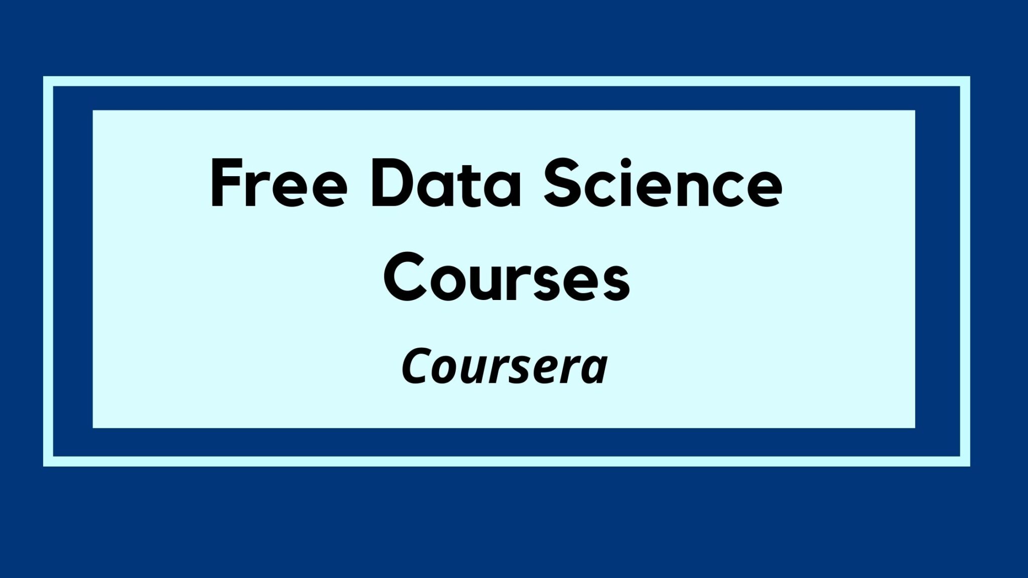 data science coursera free