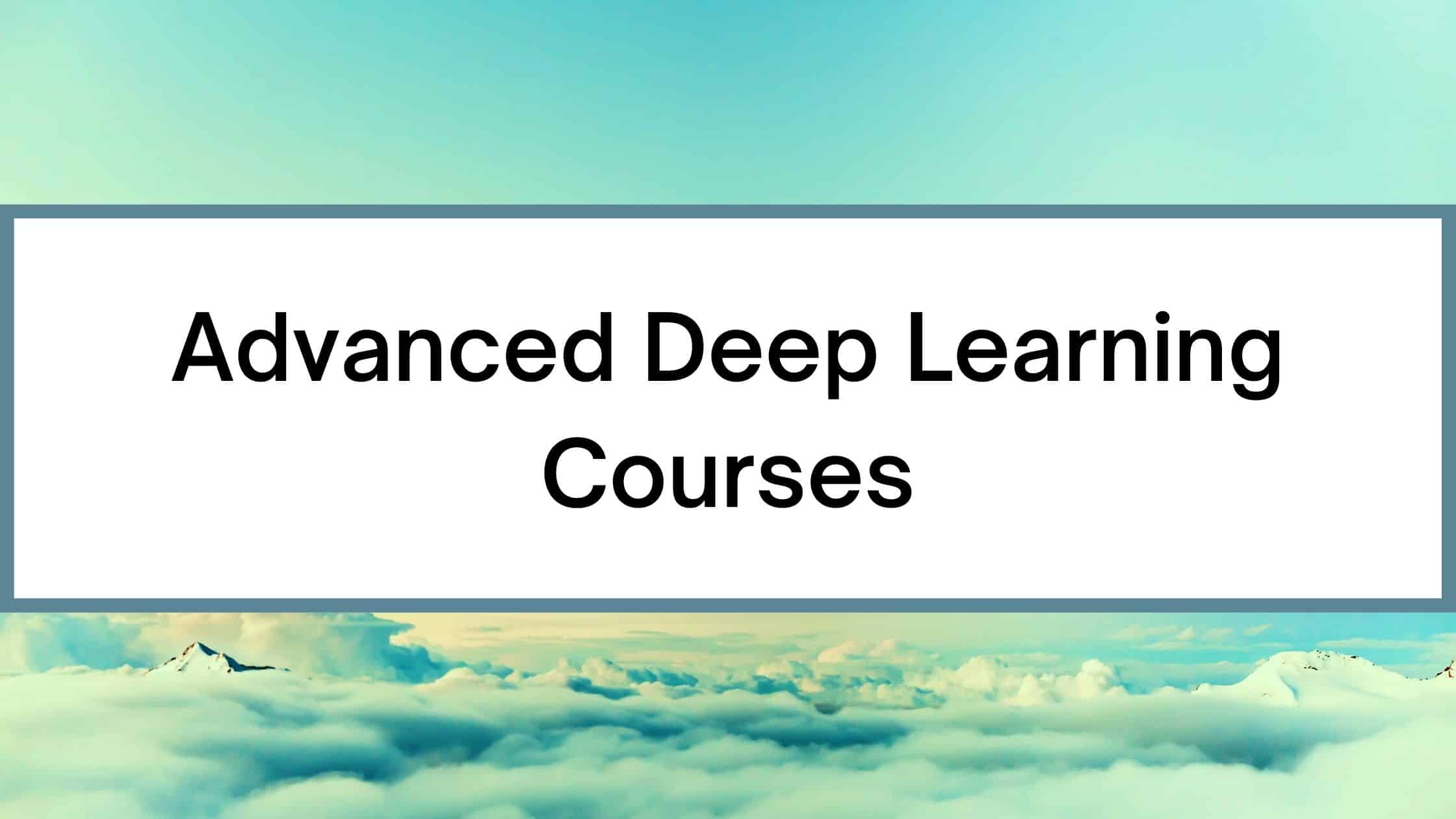 Deep learning best sale online courses