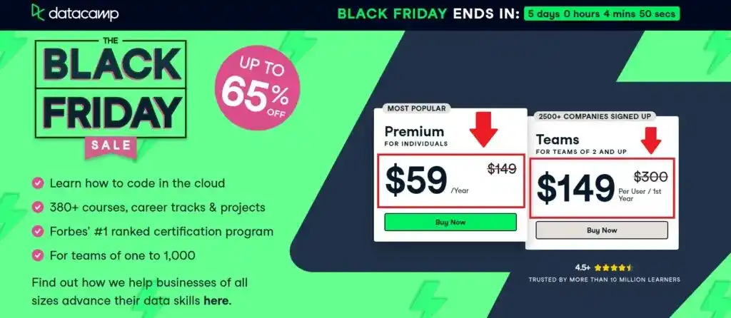 Datacamp Black Friday Deals 2022