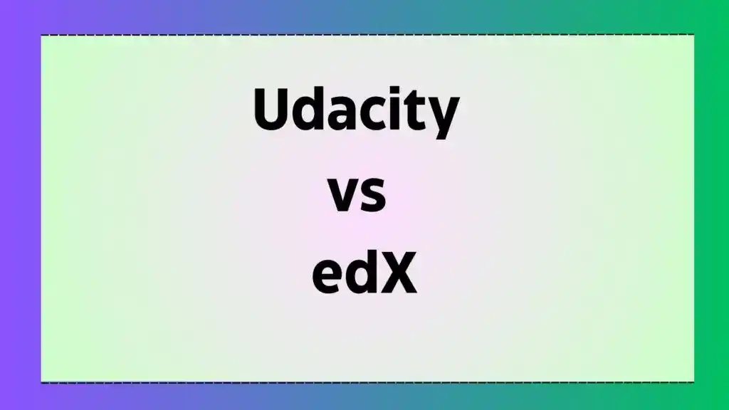 Udacity vs edX