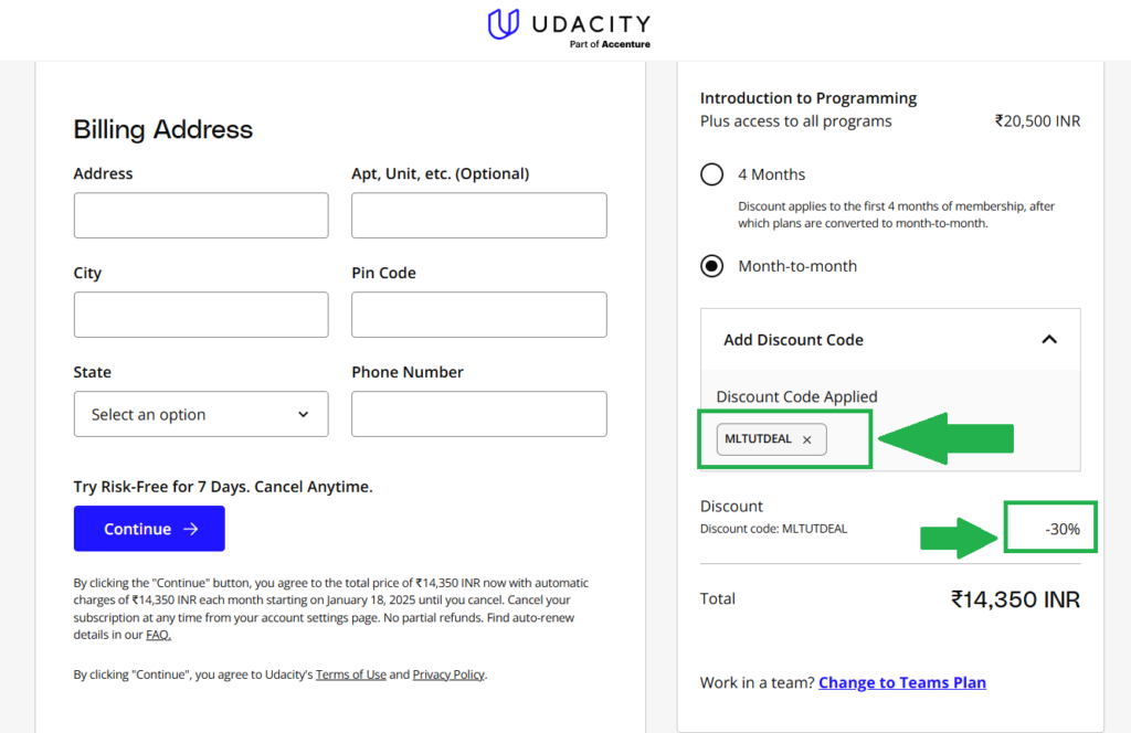 Udacity Discount Code